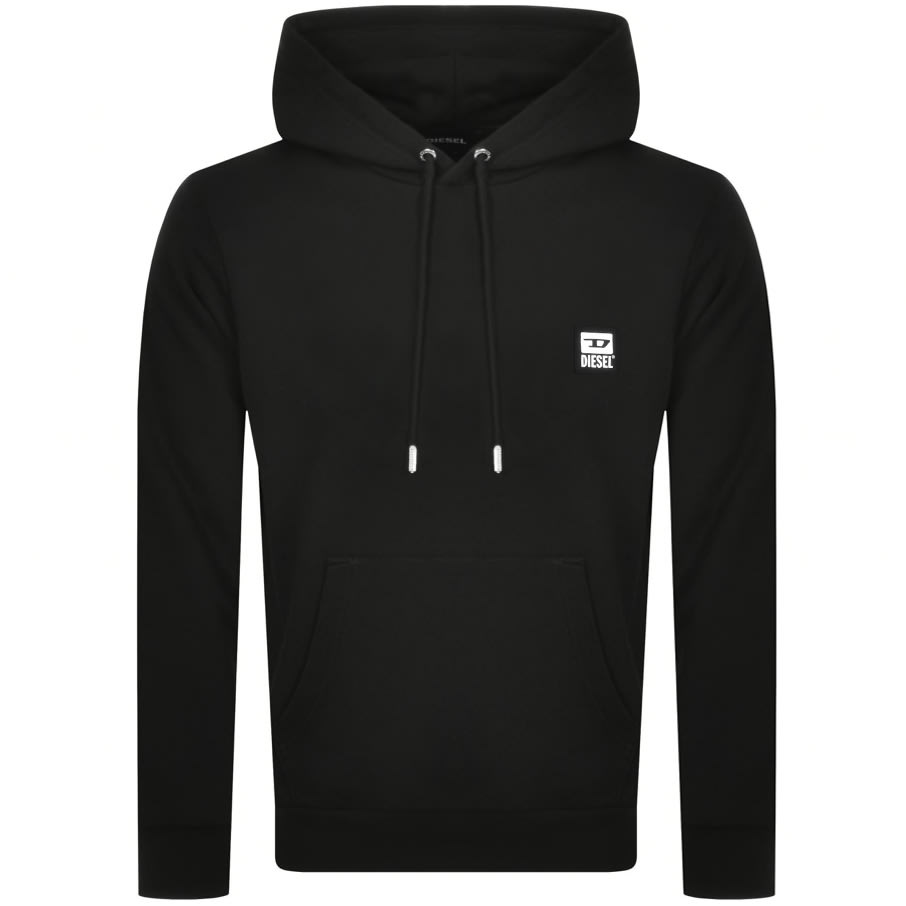 Alternative Image for ProductDiesel S Girik Logo Hoodie Black1